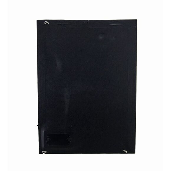 Vintage Look Bonjour Flickering Candle Girl LED Canvas Art Print - Picture 3 of 3